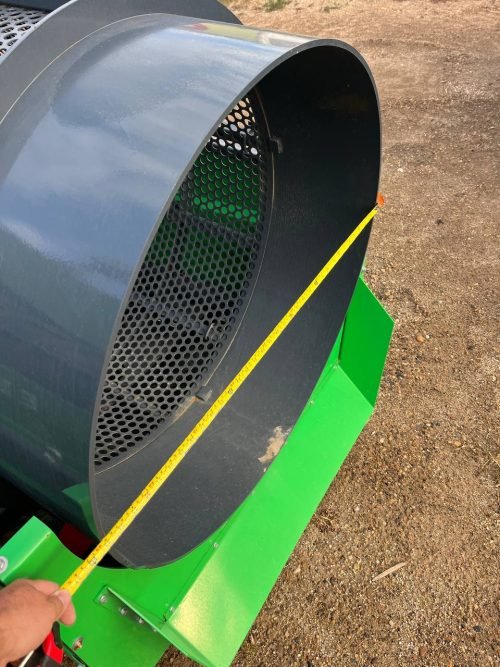 GF480 trommel screener 48-inch drum with soil hopper
Heavy-duty 480V 3-phase rock and compost screener
Forklift portable soil screener with folding legs
Industrial drum screen with mesh and vibration motor
Topsoil and gravel screening machine for landscaping use