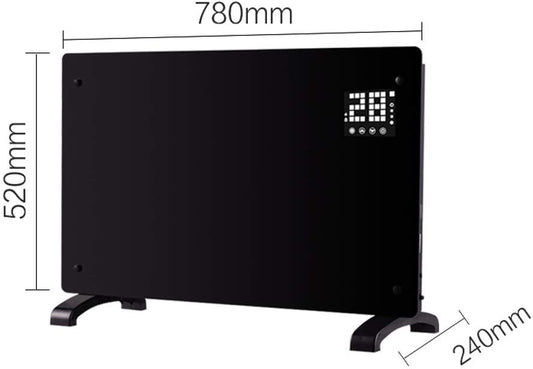 NEW GLASS 1500W SLIMLINE GLASS PANEL DIGITAL HEATER - with | Sold by Uncle Wiener's Wholesale