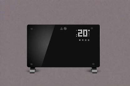 NEW GLASS 1500W SLIMLINE GLASS PANEL DIGITAL HEATER - with | Sold by Uncle Wiener's Wholesale