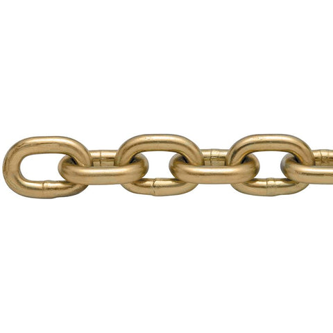NEW Grade 70 Bulk Transport Chain – 3/8" & 5/16" | 25, 30, 60 & 90 FT Pails | Heavy - Duty Tie - Down Chain for Trucking & Cargo - with 4 PCS GRADE 70 5/16″ X 25 FT CHAIN & HOOKS | Sold by Uncle Wiener's Wholesale