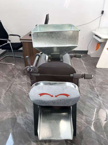 New Grain Flattening Milling Rolling Machine – 750 lbs/hour Output – Heavy - Duty Grain Processor – SKU 11218 - with 500 KG/HR – 4kW Motor (Model 17 - 28) | Sold by Uncle Wiener's Wholesale