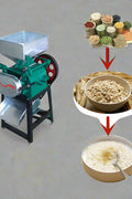 Heavy-duty grain milling machine with hopper and roller
Industrial grain roller for feed and brewing use
750 lbs/hour grain processing equipment with green body
Grain flattener roller mill with durable steel construction