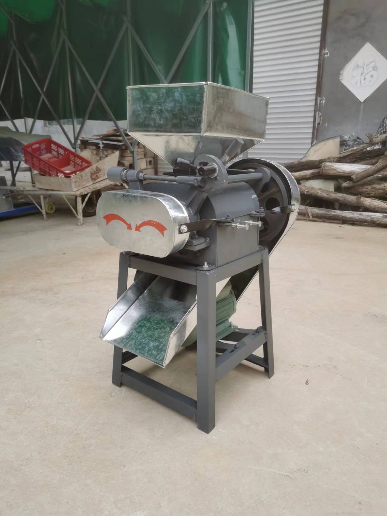 New Grain Flattening Milling Rolling Machine – 750 lbs/hour Output – Heavy - Duty Grain Processor – SKU 11218 - with 300 KG/HR – 2.2kW Motor (Model 12 - 20) | Sold by Uncle Wiener's Wholesale