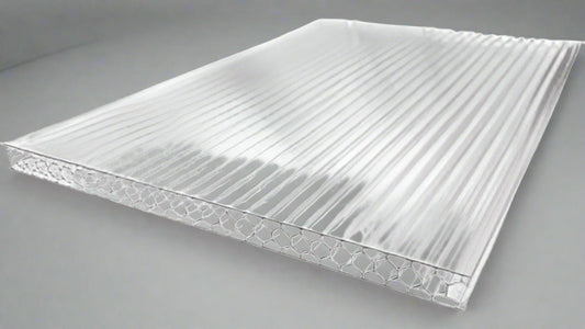 Twin Wall Polycarbonate Greenhouse Sheet 4x8 FT 4MM Thick

Triple Wall Greenhouse Roofing Panel 8MM Thick

Clear Corrugated Polycarbonate Panel for Outdoor Use

Weatherproof Polycarbonate Greenhouse Cover Sheet

Impact-Resistant Polycarbonate Panel for Roofing and Greenhouses