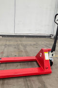 New Hand Pallet Jacks – 4400 to 5500 lbs Capacity | Low Profile, Narrow, Standard & Extra - Long Forks - with 5500 lbs Standard Pallet Jack – 48" x 27" 3" Lowered Height | Sold by Uncle Wiener's Wholesale