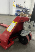 New Hand Pallet Jacks – 4400 to 5500 lbs Capacity | Low Profile, Narrow, Standard & Extra - Long Forks - with 4400 lbs Low - Profile Pallet Jack – 48" x 27" 2" Lowered Height | Sold by Uncle Wiener's Wholesale