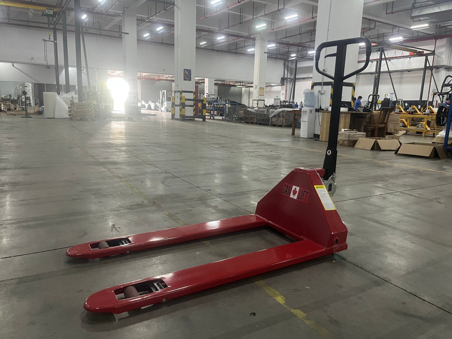 New Hand Pallet Jacks – 4400 to 5500 lbs Capacity | Low Profile, Narrow, Standard & Extra - Long Forks - with 4400 lbs Low - Profile Pallet Jack – 48" x 27" 2" Lowered Height | Sold by Uncle Wiener's Wholesale