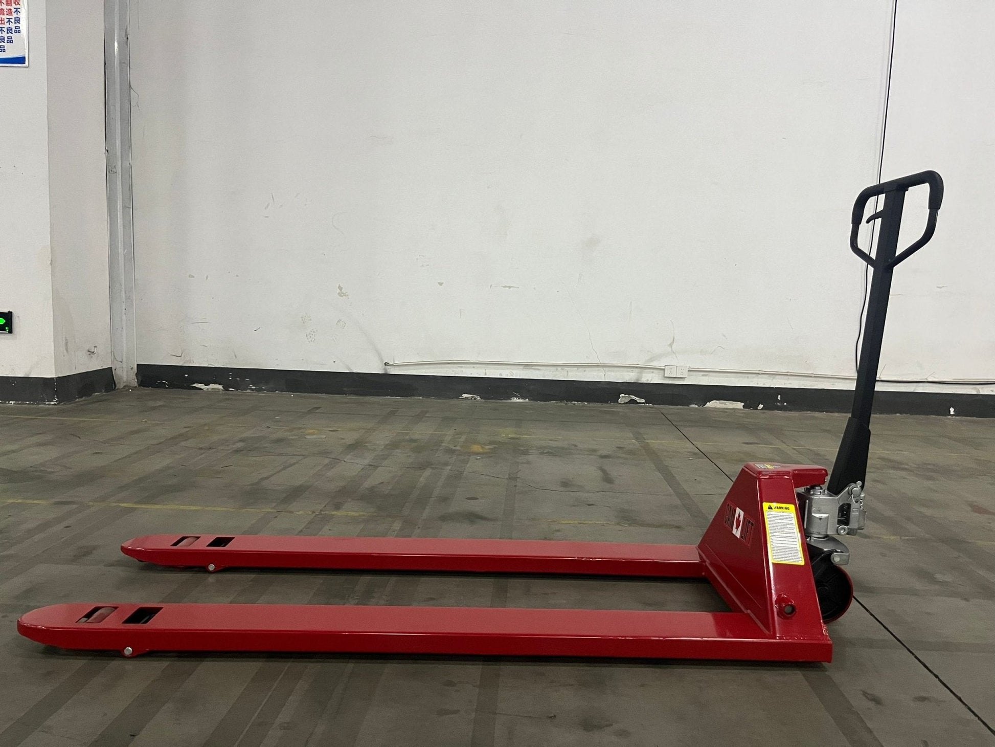 New Hand Pallet Jacks – 4400 to 5500 lbs Capacity | Low Profile, Narrow, Standard & Extra - Long Forks - with 5500 lbs Extra - Long Pallet Jack – 72" x 27" 3" Lowered Height | Sold by Uncle Wiener's Wholesale
