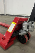 New Hand Pallet Jacks – 4400 to 5500 lbs Capacity | Low Profile, Narrow, Standard & Extra - Long Forks - with 5500 lbs Extra - Long Pallet Jack – 72" x 27" 3" Lowered Height | Sold by Uncle Wiener's Wholesale