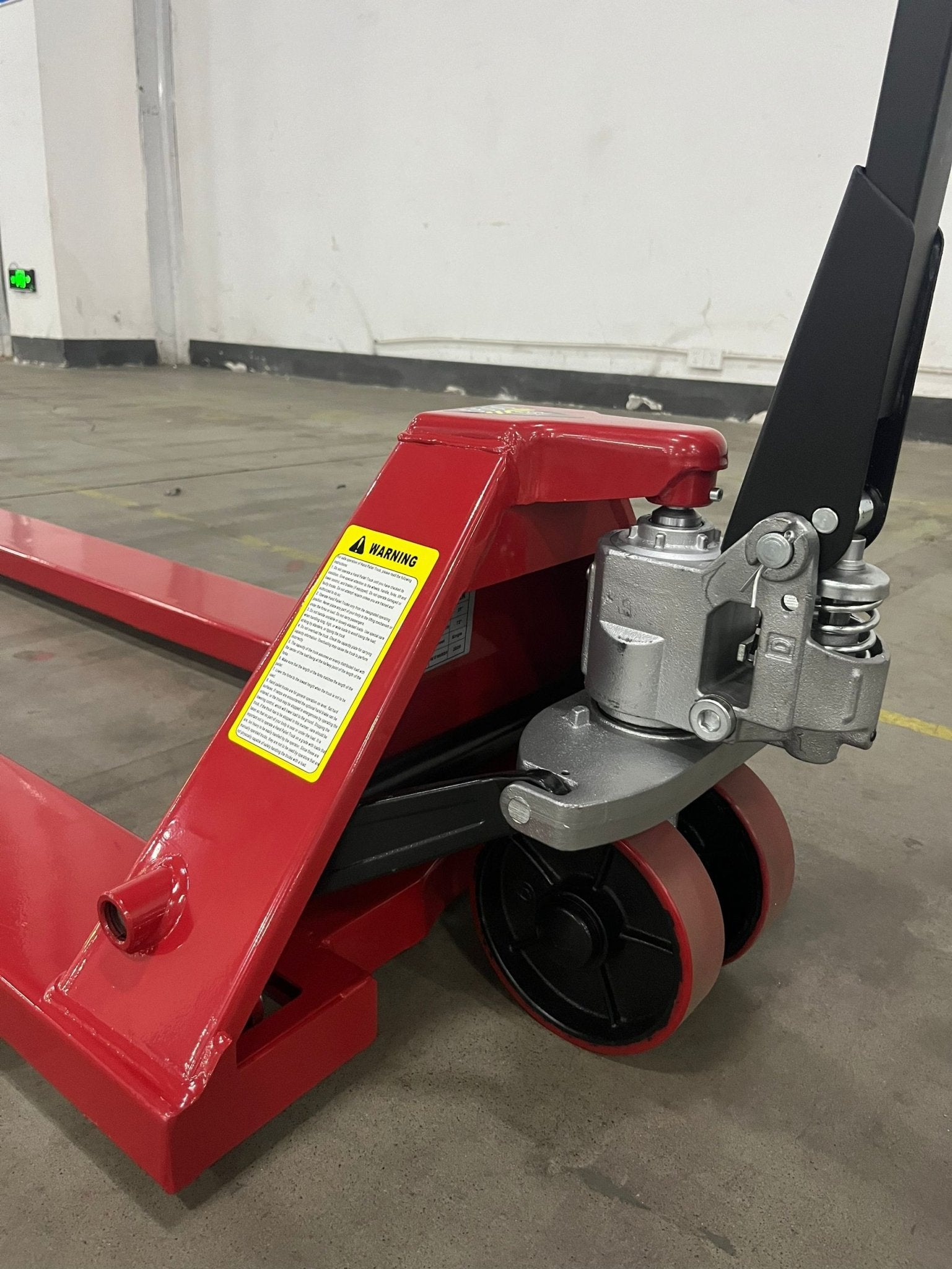 New Hand Pallet Jacks – 4400 to 5500 lbs Capacity | Low Profile, Narrow, Standard & Extra - Long Forks - with 5500 lbs Extra - Long Pallet Jack – 72" x 27" 3" Lowered Height | Sold by Uncle Wiener's Wholesale