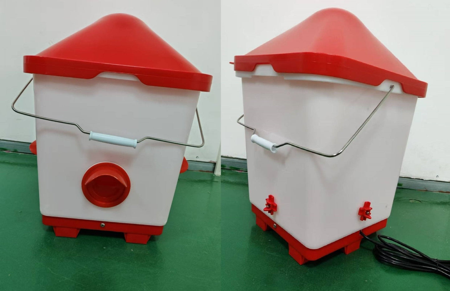 NEW Hanging Heated 5 Gallon Chicken Waterer &amp; Feeder 9654612 - with | Sold by Uncle Wiener's Wholesale