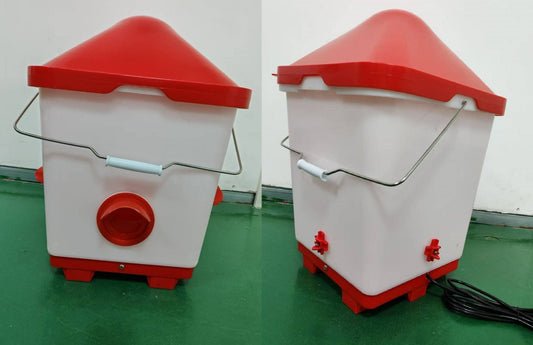 NEW Hanging Heated 5 Gallon Chicken Waterer &amp; Feeder 9654612 - with | Sold by Uncle Wiener's Wholesale