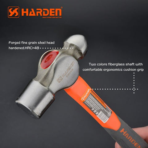 NEW HARDEN Ball Pein Hammer with Fiberglass Handle 590119 - with | Sold by Uncle Wiener's Wholesale