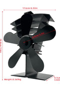 New Heat Powered 250 CFM Wood Stove Fan – No Electricity, Low Noise, High Temp Resistant, Efficient Air Circulation - with | Sold by Uncle Wiener's Wholesale