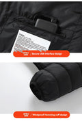 NEW Heated Jacket USB Rechargeable Hooded Coat with 21 Heating Zones Small X - Large - with Small | Sold by Uncle Wiener's Wholesale