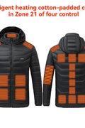 NEW Heated Jacket USB Rechargeable Hooded Coat with 21 Heating Zones Small X - Large - with Small | Sold by Uncle Wiener's Wholesale