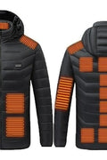 NEW Heated Jacket USB Rechargeable Hooded Coat with 21 Heating Zones Small X - Large - with Small | Sold by Uncle Wiener's Wholesale