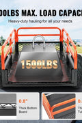 New Heavy - Duty 1500 LB ATV &amp; Garden Tractor Dump Trailer – 15 Cu. Ft Capacity | SKU: ADT015 - with | Sold by Uncle Wiener's Wholesale