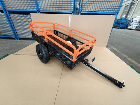 New Heavy - Duty 1500 LB ATV &amp; Garden Tractor Dump Trailer – 15 Cu. Ft Capacity | SKU: ADT015 - with | Sold by Uncle Wiener's Wholesale