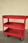 New Heavy Duty 3 - Layer Rolling Tool Cart – Mobile Garage Storage Trolley with Wheels & Shelves TC4103 - with | Sold by Uncle Wiener's Wholesale