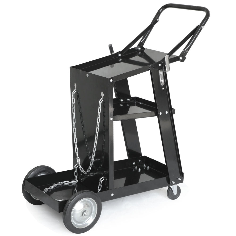 New Heavy - Duty 3 - Layer Welding Cart Rolling Cabinet – Organize and Transport with Ease TC4227 - with | Sold by Uncle Wiener's Wholesale