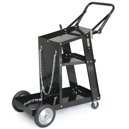 New Heavy - Duty 3 - Layer Welding Cart Rolling Cabinet – Organize and Transport with Ease TC4227 - with | Sold by Uncle Wiener's Wholesale