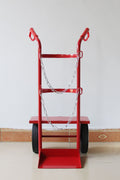 New Heavy Duty 360 lbs Welding Cylinder Hand Truck Cart with Secure Straps | SKU 826629 - with | Sold by Uncle Wiener's Wholesale