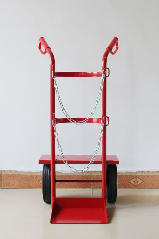 New Heavy Duty 360 lbs Welding Cylinder Hand Truck Cart with Secure Straps | SKU 826629 - with | Sold by Uncle Wiener's Wholesale