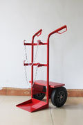 New Heavy Duty 360 lbs Welding Cylinder Hand Truck Cart with Secure Straps | SKU 826629 - with | Sold by Uncle Wiener's Wholesale
