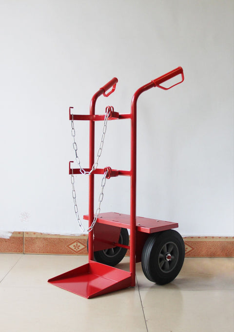 New Heavy Duty 360 lbs Welding Cylinder Hand Truck Cart with Secure Straps | SKU 826629 - with | Sold by Uncle Wiener's Wholesale