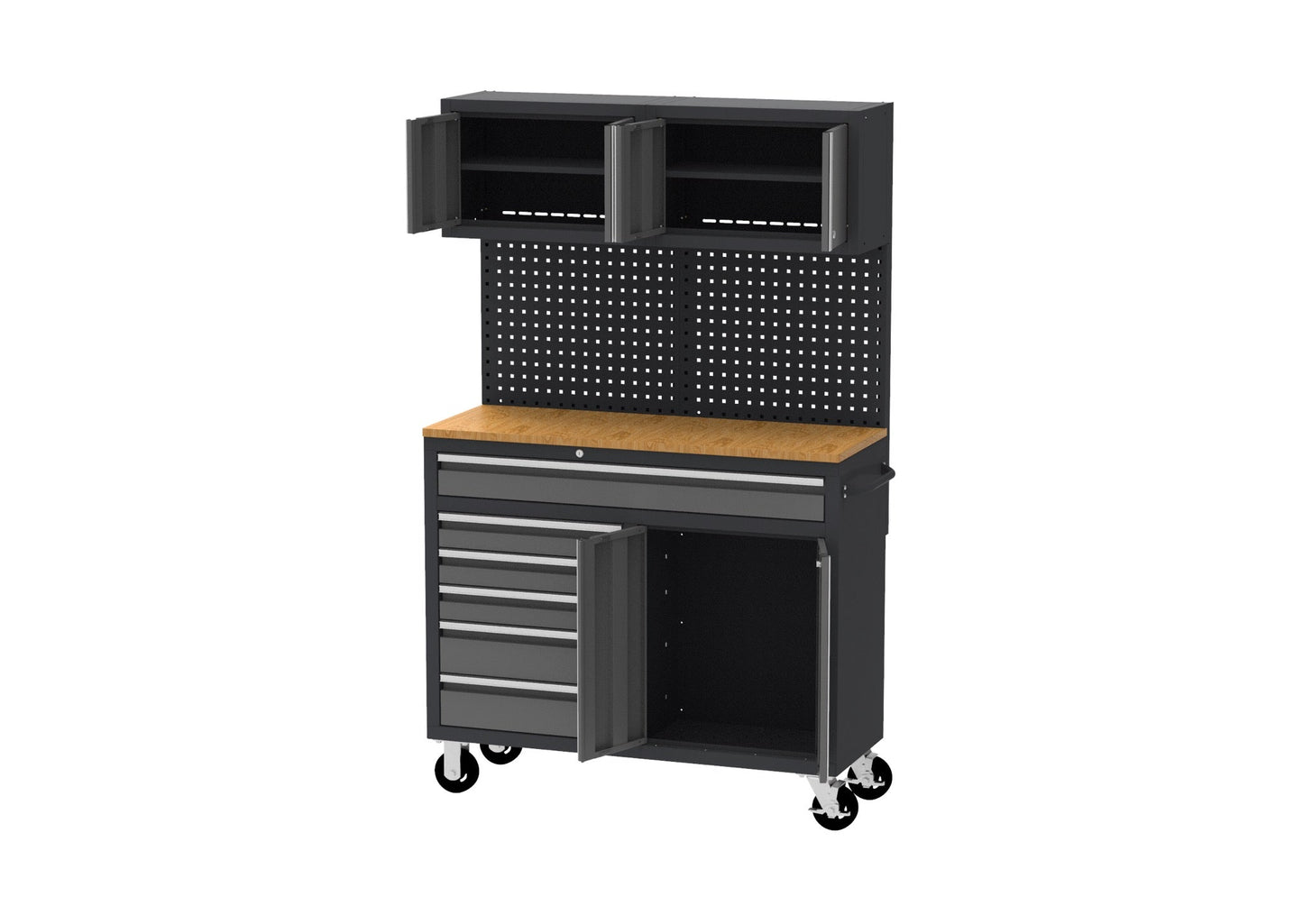 New Heavy - Duty 9 Drawer Rolling Tool Chest Workbench with Locking Storage – KN4806 - with | Sold by Uncle Wiener's Wholesale