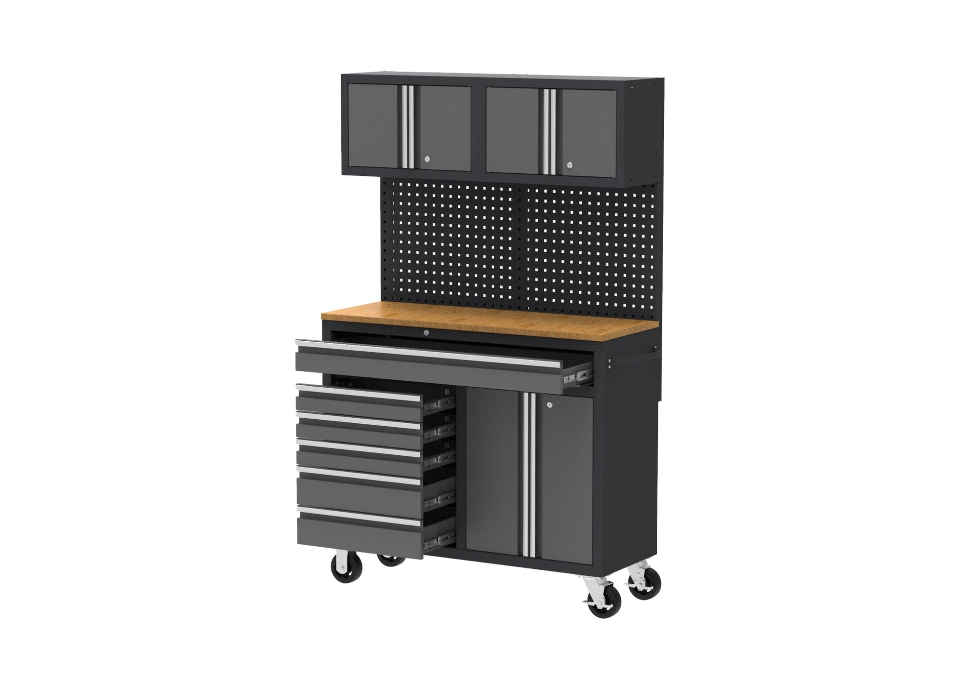 New Heavy - Duty 9 Drawer Rolling Tool Chest Workbench with Locking Storage – KN4806 - with | Sold by Uncle Wiener's Wholesale