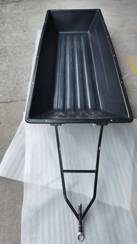 New Heavy Duty Animal Snomachine Hunting Sled NRIS230 – 90.5" HDPE Utility Sled for ATV & Snowmobile | NRIS230 - with | Sold by Uncle Wiener's Wholesale