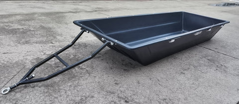 New Heavy Duty Animal Snomachine Hunting Sled NRIS230 – 90.5" HDPE Utility Sled for ATV & Snowmobile | NRIS230 - with | Sold by Uncle Wiener's Wholesale