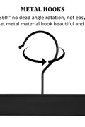 10-pack heavy-duty black clip hangers for pants and skirts
Non-slip vinyl clip steel hangers with swivel hooks
Durable trouser hangers space-saving design black color