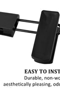 10-pack heavy-duty black clip hangers for pants and skirts
Non-slip vinyl clip steel hangers with swivel hooks
Durable trouser hangers space-saving design black color