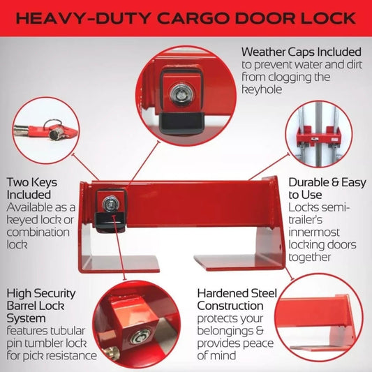 New Heavy Duty Cargo Door Lock – Storage Container & Semi Trailer Security - with | Sold by Uncle Wiener's Wholesale