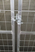 New Heavy - Duty Construction Fence Panel | Galvanized & Powder Coated for Long - Lasting Use - with Entry Gate CF610EG | Sold by Uncle Wiener's Wholesale