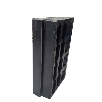 New Heavy - Duty Curb Ramp – Yellow & Black Rubber Threshold Ramp 603515 - with | Sold by Uncle Wiener's Wholesale