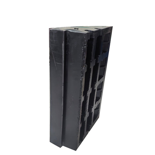 New Heavy - Duty Curb Ramp – Yellow & Black Rubber Threshold Ramp 603515 - with | Sold by Uncle Wiener's Wholesale