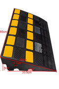 New Heavy - Duty Curb Ramp – Yellow & Black Rubber Threshold Ramp 603515 - with | Sold by Uncle Wiener's Wholesale