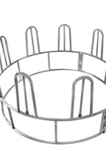 New Heavy - Duty Hay Ring Feeder for Cattle & Horses – Livestock Round Bale Feeder - with TOMBSTONE FEEDER 1018648 | Sold by Uncle Wiener's Wholesale