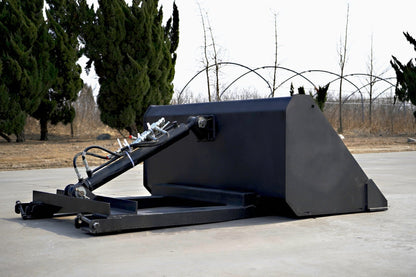 New Heavy - Duty Skid Steer Forklift Bucket Attachment - 0.7 Cu.Yd Hydraulic Attachment Snow & Demolition SU22841 - with | Sold by Uncle Wiener's Wholesale