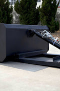 New Heavy - Duty Skid Steer Forklift Bucket Attachment - 0.7 Cu.Yd Hydraulic Attachment Snow & Demolition SU22841 - with | Sold by Uncle Wiener's Wholesale