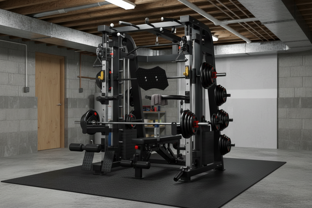 “Heavy-Duty Smith Machine Full Body Gym Setup”

“Smith Machine with Pull-Up and Dip Bar”

“Complete Smith Station with Dual Weight Stack”

“Home Gym Smith Machine Cage – Black Steel”