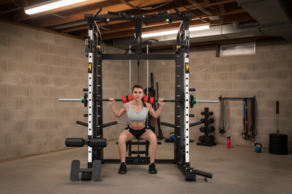 “Heavy-Duty Smith Machine Full Body Gym Setup”

“Smith Machine with Pull-Up and Dip Bar”

“Complete Smith Station with Dual Weight Stack”

“Home Gym Smith Machine Cage – Black Steel”