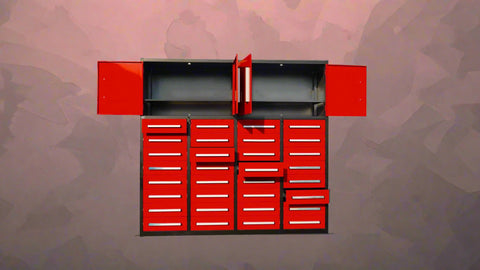 Heavy-Duty 32 Drawer Steel Tool Cabinet

Industrial 16 Drawer Steel Workbench Cabinet

Garage Steel Storage Cabinets for Tools

Red Heavy Duty Steel Tool Workbench

Blue Garage Workshop Storage Cabinets