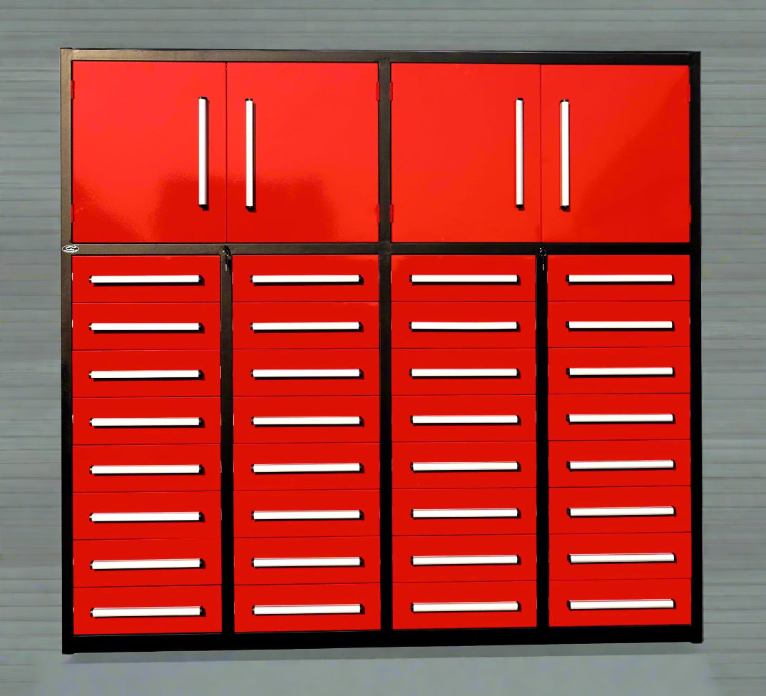 Heavy-Duty 32 Drawer Steel Tool Cabinet

Industrial 16 Drawer Steel Workbench Cabinet

Garage Steel Storage Cabinets for Tools

Red Heavy Duty Steel Tool Workbench

Blue Garage Workshop Storage Cabinets