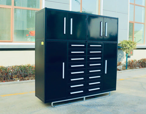 Heavy-Duty 32 Drawer Steel Tool Cabinet

Industrial 16 Drawer Steel Workbench Cabinet

Garage Steel Storage Cabinets for Tools

Red Heavy Duty Steel Tool Workbench

Blue Garage Workshop Storage Cabinets