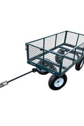 New Heavy Duty Steel Yard Cart Wagon – 6 Cu Ft Utility Garden Dump Cart with Durable Wheels WT237251 - with | Sold by Uncle Wiener's Wholesale